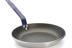 Poêle antiadhésive De Buyer Choc Classic HACCP bleue en aluminium