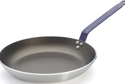 Poêle antiadhésive De Buyer Choc Classic HACCP bleue en aluminium