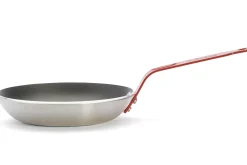 Poêle antiadhésive De Buyer Choc Classic HACCP rouge en aluminium