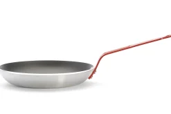 Poêle antiadhésive De Buyer Choc Classic HACCP rouge en aluminium