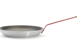 Poêle antiadhésive De Buyer Choc Classic HACCP rouge en aluminium