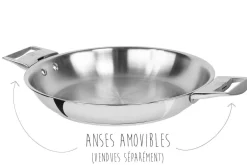 Poêle Cristel Casteline Amovible en inox