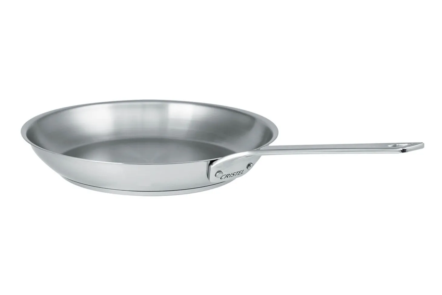 Poêle Cristel 1826 en acier inoxydable 18/10 brossé