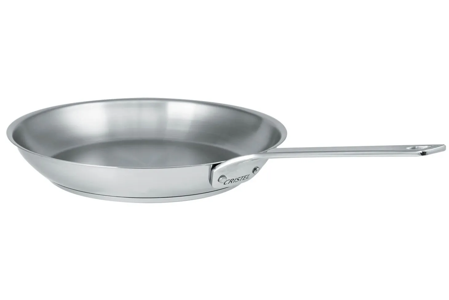 Poêle Cristel 1826 en acier inoxydable 18/10 brossé