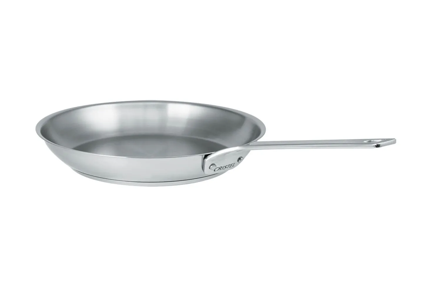 Poêle Cristel 1826 en acier inoxydable 18/10 brossé