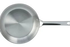 Poêle Cristel 1826 en acier inoxydable 18/10 brossé