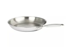 Poêle à frire Cristel Castel'Pro en acier inoxydable 18/10 5 ply