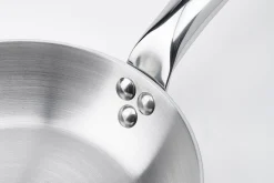 Poêle à frire De Buyer Alchimy en inox 18/10 multicouches 3 plis