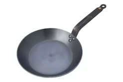 Poêle à frire ronde De Buyer Minéral B Element en fer 28cm