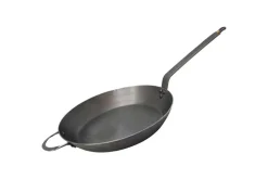 Poêle à frire ronde De Buyer Minéral B Element en fer 32cm
