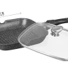 Poêle grill en fonte Pradel Excellence Premium 28x28cm façon pierre tous feux/ induction
