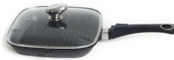 Poêle grill en fonte Pradel Excellence Premium 28x28cm façon pierre tous feux/ induction