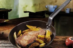 Poêle grill ronde De Buyer Minéral B Element en fer 32cm