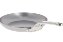 Poêle à omelette De Buyer Mineral B Pro 28cm en acier et poignée en fonte d'inox