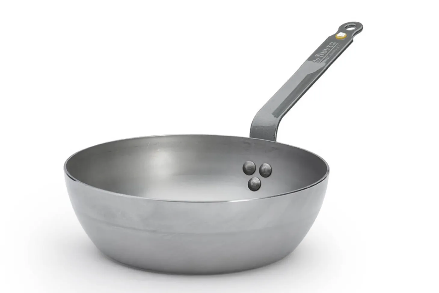 Poêle paysanne bord haut De Buyer Minéral B Element en fer 24cm