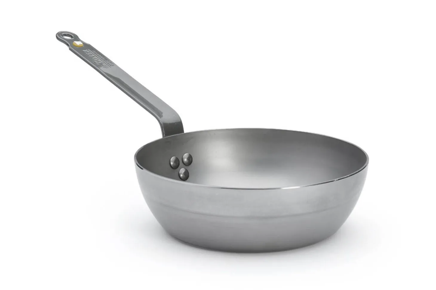 Poêle paysanne bord haut De Buyer Minéral B Element en fer 24cm