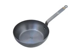 Poêle paysanne bord haut De Buyer Minéral B Element en fer 28cm