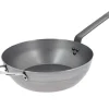 Poêle paysanne bord haut De Buyer Minéral B Element en fer 32cm