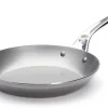 Poêle ronde De Buyer Mineral B Pro 24cm en acier et poignée en fonte d'inox