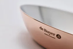 Poêle ronde en cuivre inox De Buyer Prima Matera poignée en fonte d'inox compatible induction