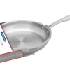 Poêle Tarmontina Grano en inox triple couche