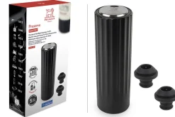 Pompe à vide automatique Peugeot Preserve Electric en ABS noir 14cm + 2 bouchons