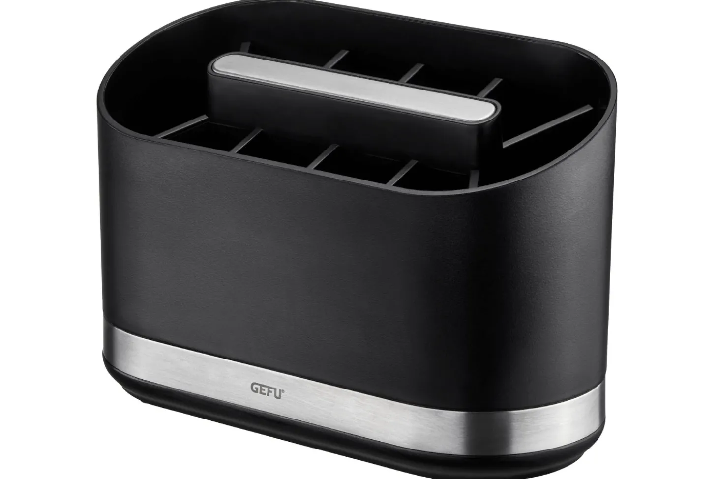 Porte-ustensiles Gefu Smartline 10 compartiments inox/ABS