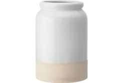 Porte-ustensiles KitchenCraft Idilica en grès crème