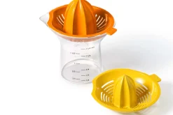 Presse agrumes OXO citron et orange avec récipient doseur