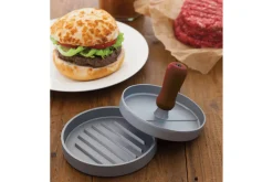 Presse à burgers KitchenCraft Home Made en aluminium 11cm poignée soft touch