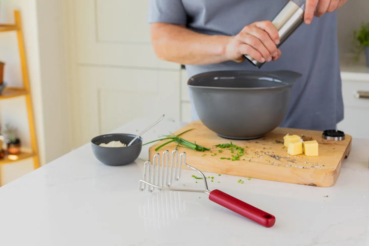 Presse-purée Kitchen Aid en acier inoxydable