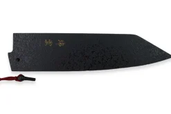 Protège-lame Kanetsugu Saya en bois de magnolia pour couteau santoku Zuiun
