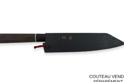 Protège-lame Kanetsugu Saya en bois de magnolia pour couteau santoku Zuiun