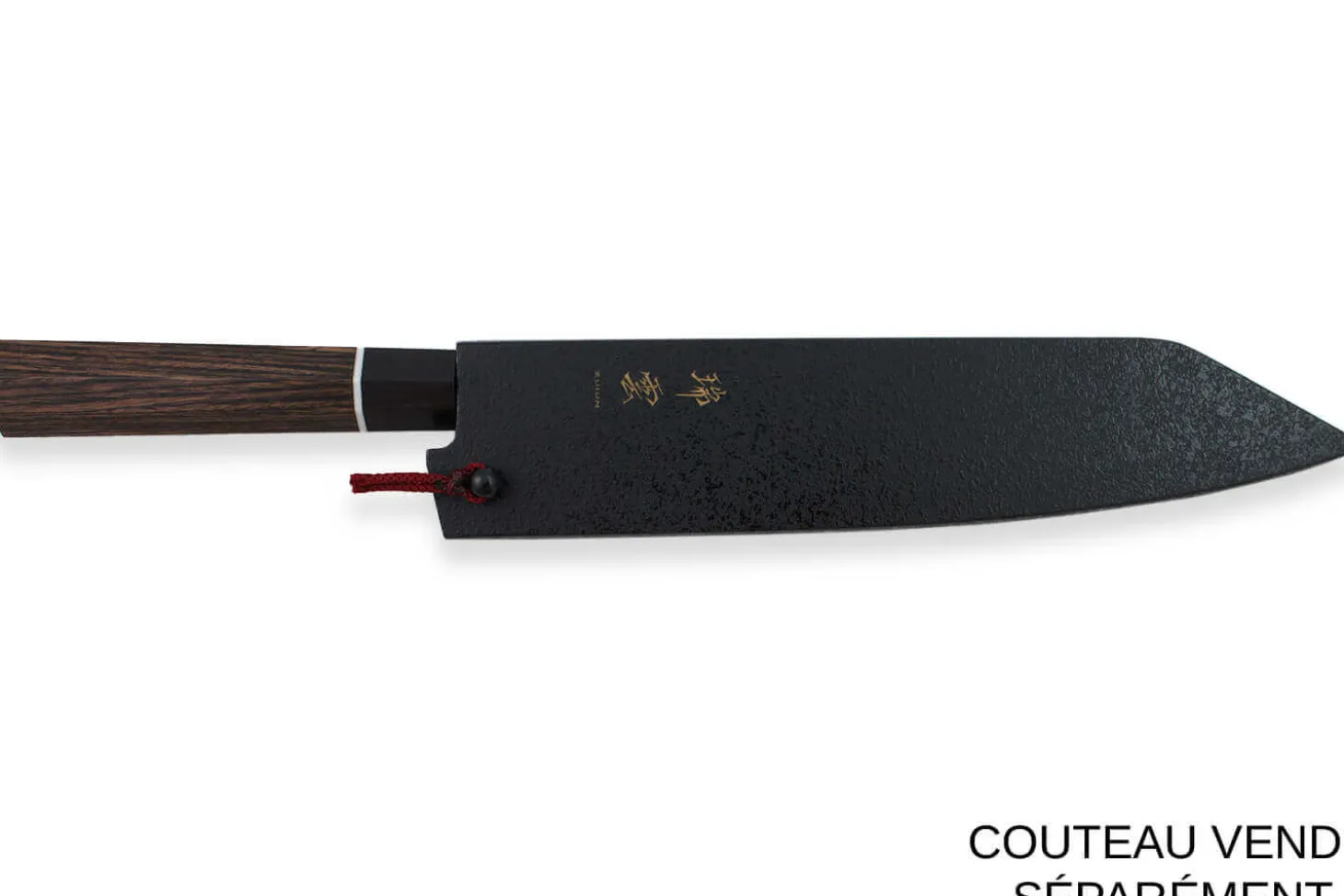 Protège-lame Kanetsugu Saya en bois de magnolia pour couteau de chef Kiritsuke Zuiun