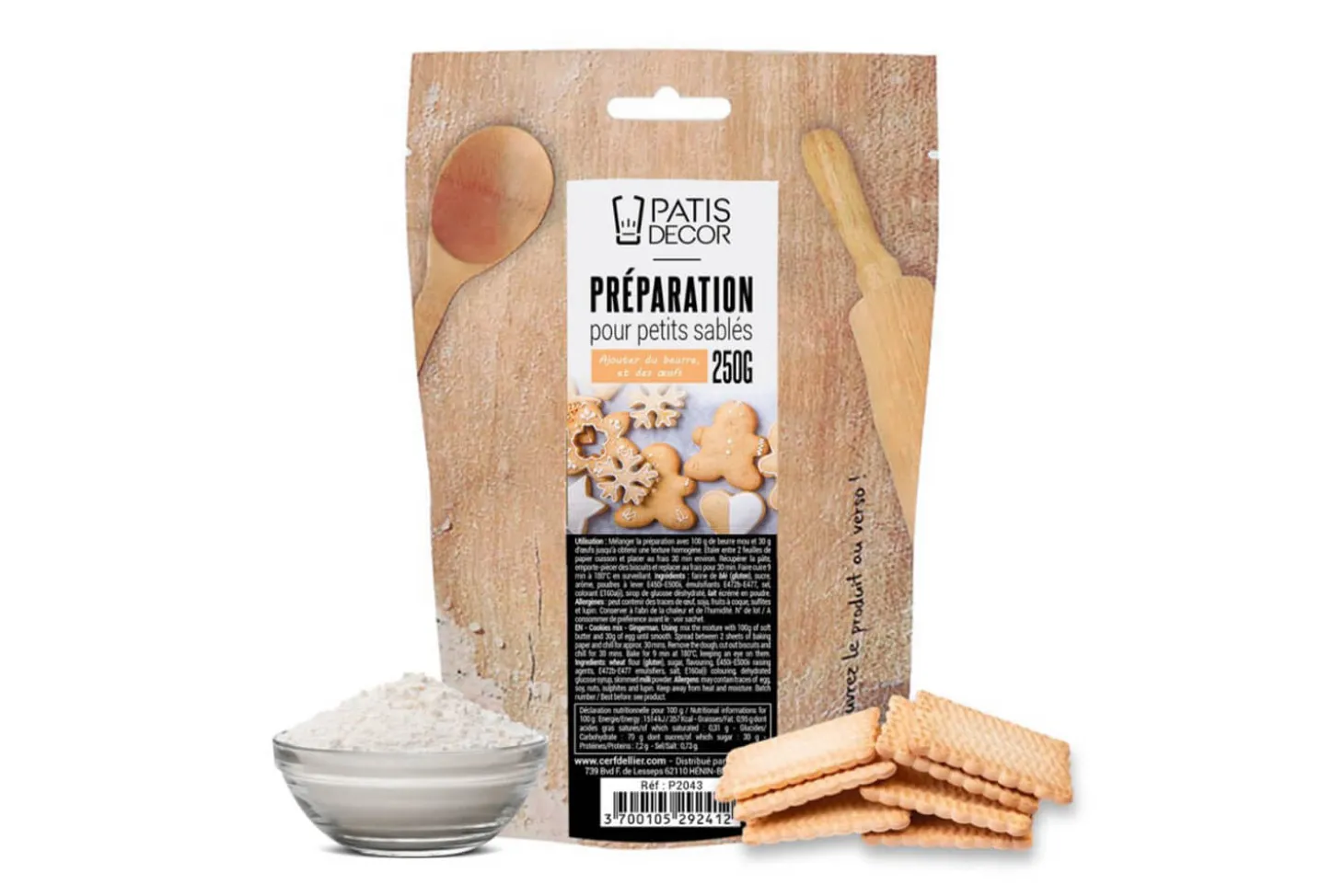 Préparation pour petits sablés Patisdécor - 250g
