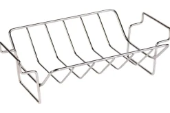 Rack de rôtisserie en V pour barbecues Big Green Egg Large, XLarge et 2XLarge