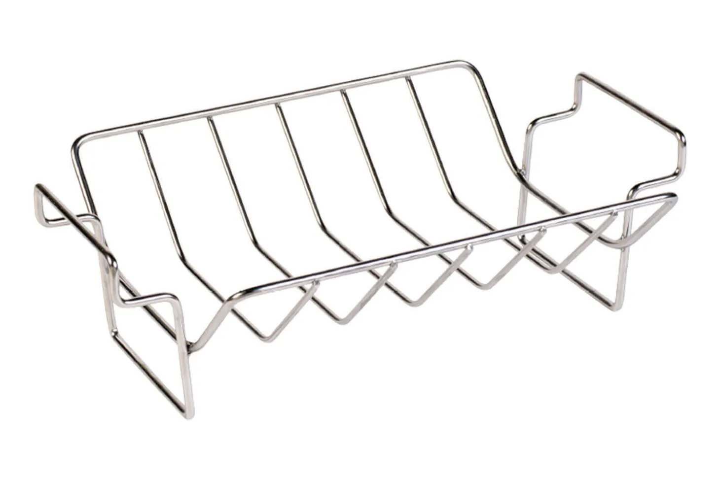 Rack de rôtisserie en V pour barbecues Big Green Egg Small et Medium