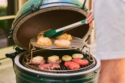 Rack multi-niveau avec grille ronde inox pour Big Green Egg Large