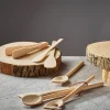 Raclette à crêpes ronde De Buyer B Bois 20,5cm en hêtre