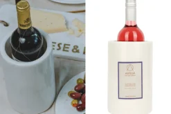 Rafraîchisseur à vin Artesà en marbre blanc 12x19cm