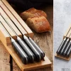 Range couteaux pour tiroir Point Virgule en bambou - 4 places