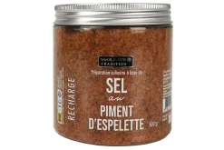 Recharge sel aromatisé au piment d'Espelette Savor&Sens - 600g