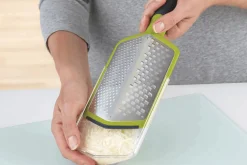 Râpe Joseph Joseph Twist Grater double lames grains épais / grains fins vert