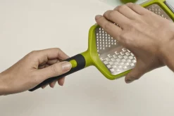 Râpe Joseph Joseph Twist Grater double lames grains épais / grains fins vert