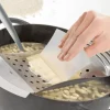 Râpe spaetzle Gefu Ergo en acier inoxydable + racloir en polymère