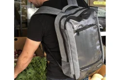 Sac à dos vide hôtelier haut de gamme Messermeister en matériaux recyclés