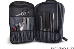 Sac à dos vide hôtelier haut de gamme Messermeister en matériaux recyclés
