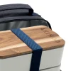 Sac isotherme Akinod 11:58 bleu jeans + Bento blanc 1,4L