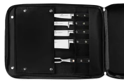 Sac spécial chef Sabatier Chef 4 couteaux de cuisine français + 1 fourchette - Exclusivité