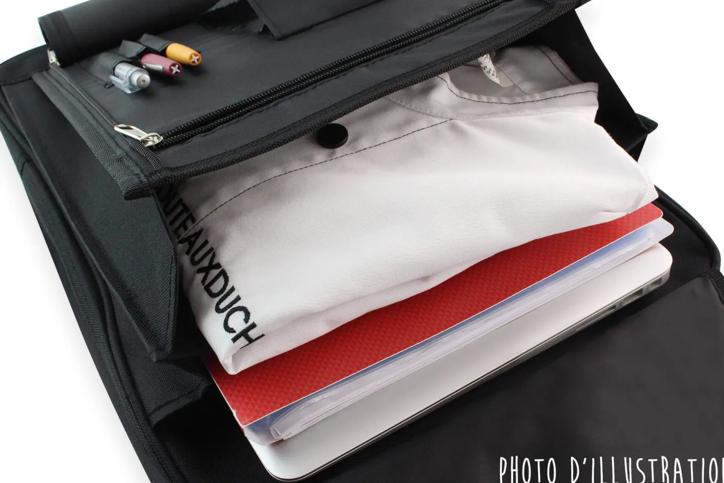 Sac spécial chef Sabatier Chef 4 couteaux de cuisine français + 14 ustensiles - Exclusivité